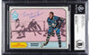 1968 Topps Tim Horton #123 Signed Hockey Card BGS Authenticated RARE