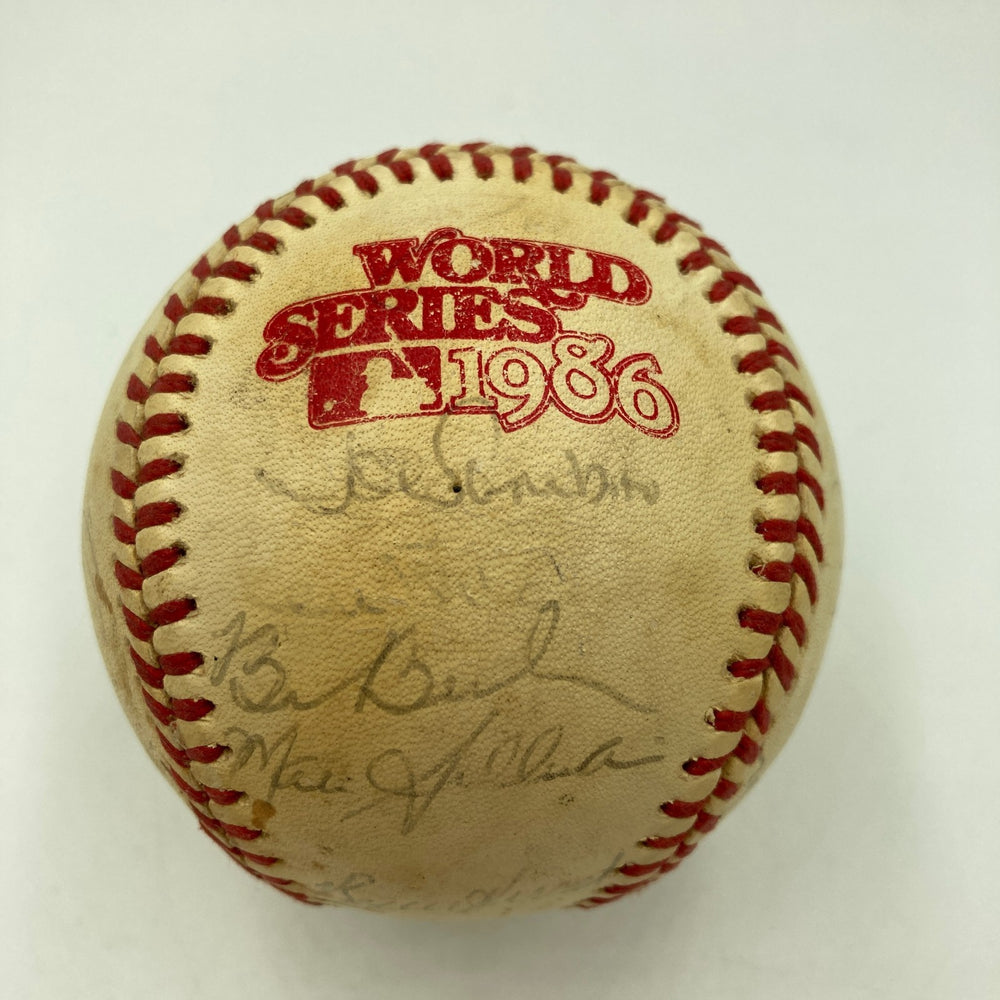 1986 Boston Red Sox AL Champs Team Signed 1986 World Series Game Baseball