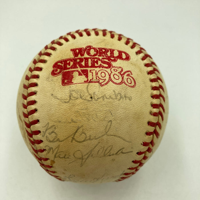 1986 Boston Red Sox AL Champs Team Signed 1986 World Series Game Baseball