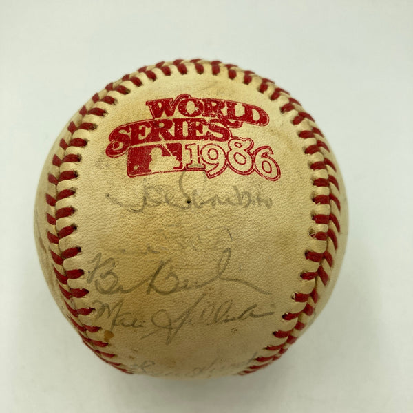 1986 Boston Red Sox AL Champs Team Signed 1986 World Series Game Baseball