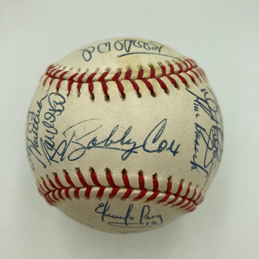 1995 Atlanta Braves World Series Champs Team Signed National League Baseball JSA