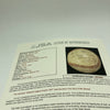 Bill Stewart Signed 1937 Baseball NHL HOF Chicago Blackhawks Stanley Cup JSA