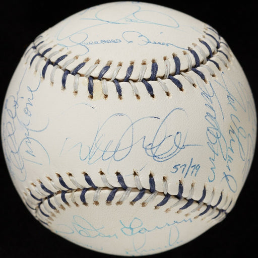 Derek Jeter Mariano Rivera Yankees Legends Signed 2008 All Star Baseball Steiner