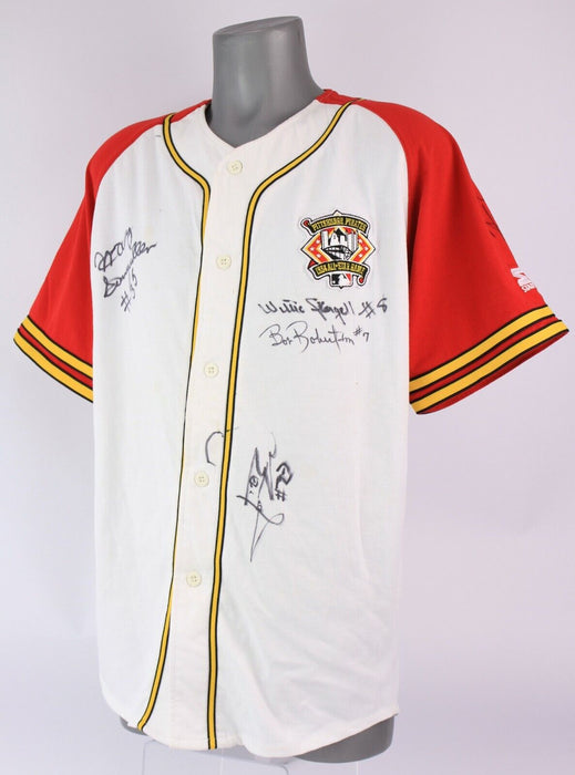 1994 All Star Game Original Jersey Signed By Legends Carl Yastrzemski Stargell