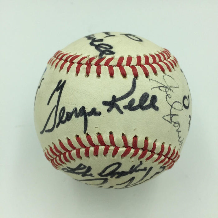 Sandy Koufax Joe Cronin Al Kaline Hall Of Fame Multi Signed AL Baseball 14 Sigs