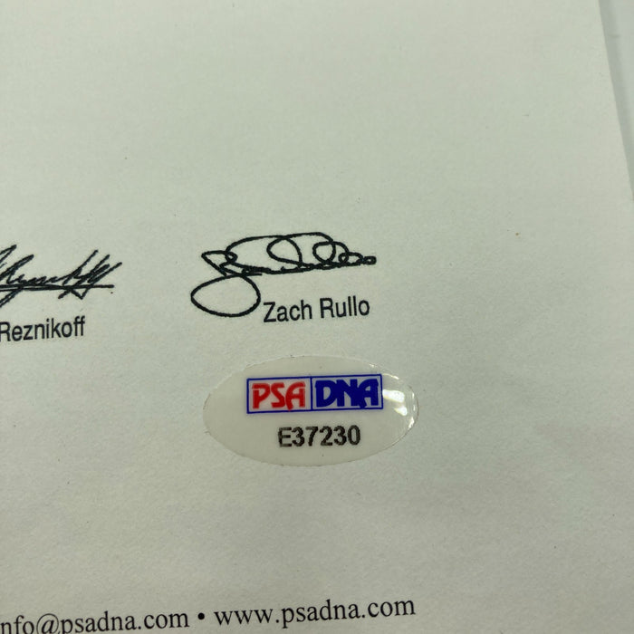 Jackie Robinson Roy Campanella 1949 Brooklyn Dodgers Team Signed Baseball PSA