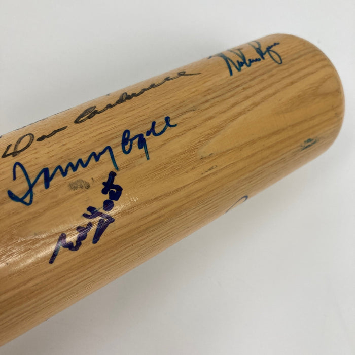 1969 New York Mets World Series Champs Team Signed Bat Nolan Ryan Tom Seaver JSA