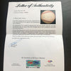 The Finest Joe Louis Single Signed American League Baseball On Earth PSA DNA COA