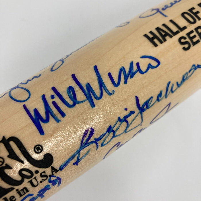 2021 Hall Of Fame Induction Multi Signed Baseball Bat 31 Sigs Derek Jeter JSA