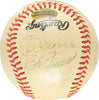 Joe Dimaggio Hank Aaron Hall Of Fame Multi Signed Baseball JSA COA