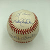 Mickey Mantle Derek Jeter Don Mattingly Yankees Legends Signed Baseball PSA DNA