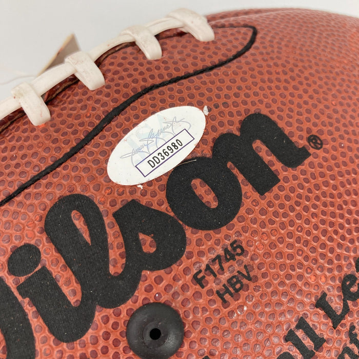 Jerome Bettis Signed Autographed Wilson NFL Football JSA COA