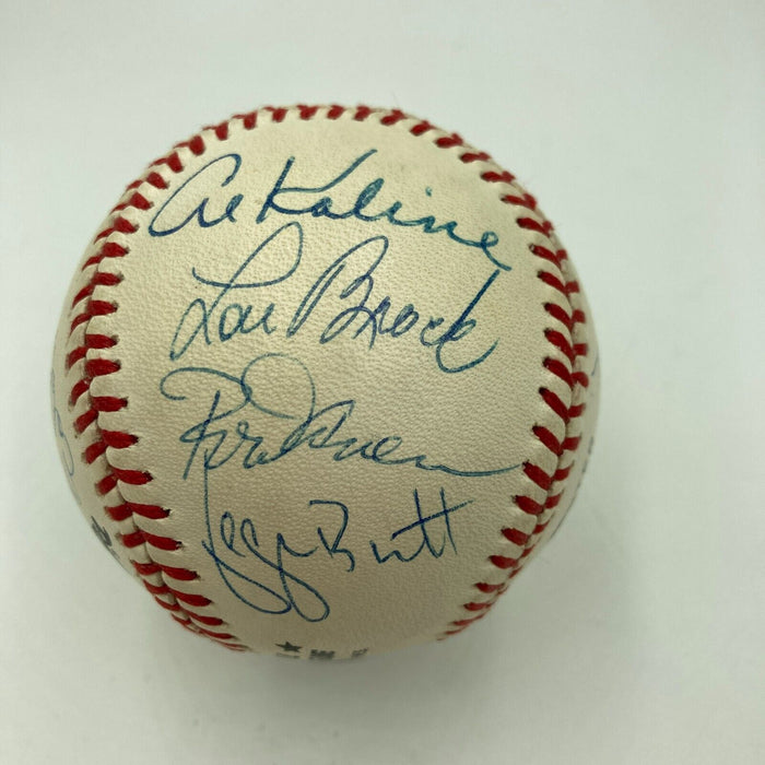 3,000 Hit Club Signed Baseball 15 Sigs Willie Mays Hank Aaron Stan Musial JSA