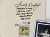 The Finest Sandy Koufax Signed Heavily Inscribed STATS Dodgers Jersey Fanatics