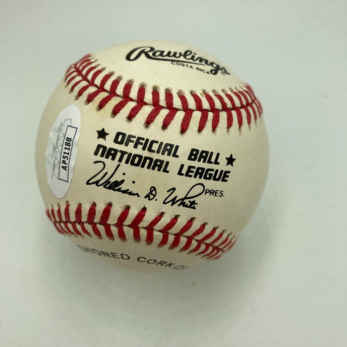 Frankie Avalon Signed Official National League Baseball Celebrity Auto JSA COA