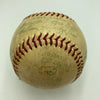 Jimmy Dudley Single Signed 1954 American League Baseball JSA COA Indians HOF