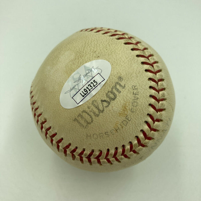 1960's Cincinnati Reds & NBC Broadcasters Signed Baseball 7 Signatures JSA COA