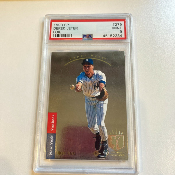 Beautiful 1993 Upper Deck Sp Derek Jeter #279 PSA 9 MINT New Label