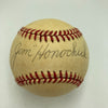 Jim Honochick Umpire Signed American League Baseball JSA COA