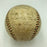 Historic 1922 Hall Of Fame Multi Signed Baseball Herb Pennock JSA COA