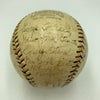 Historic 1922 Hall Of Fame Multi Signed Baseball Herb Pennock JSA COA