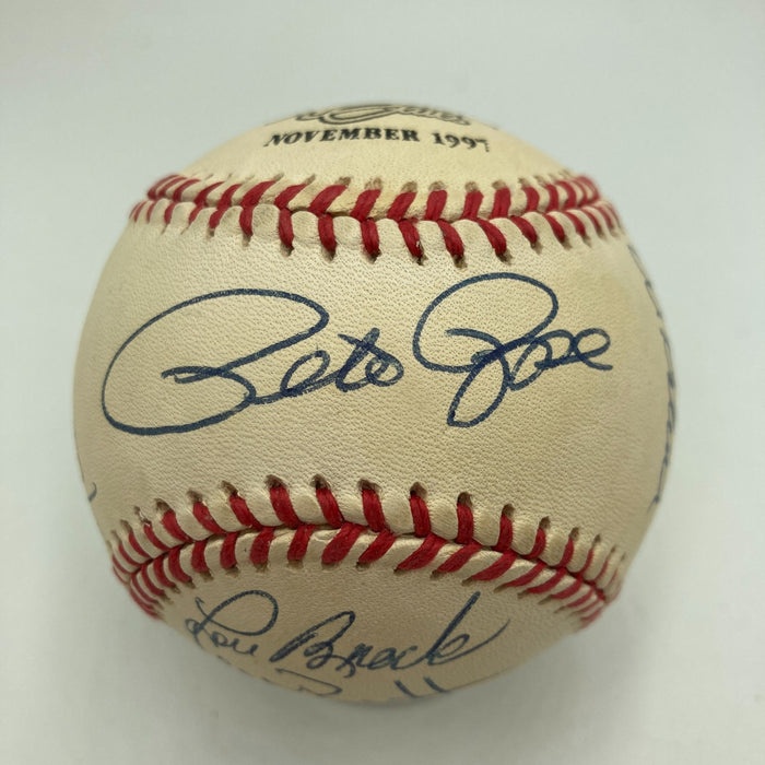3,000 Hit Club Signed Baseball 13 Sigs Willie Mays Hank Aaron Stan Musial JSA