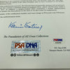 1994 All Star Game National League Team Signed Baseball Barry Bonds PSA DNA COA