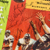 1964 Green Bay Packers Team Signed Program Vince Lombardi Bart Starr 25 Sigs JSA