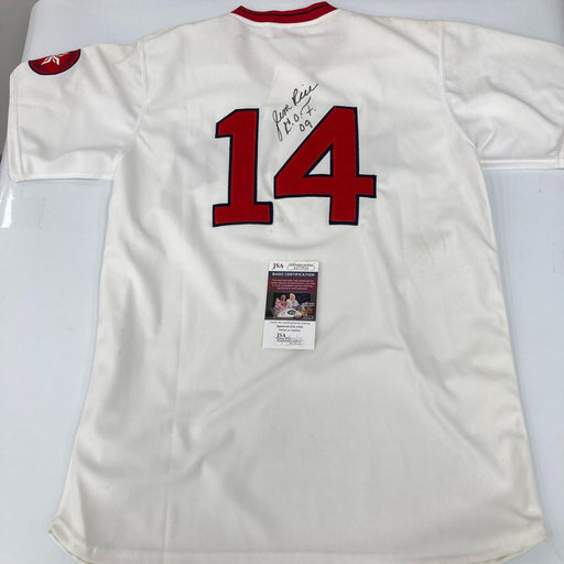 Jim Rice HOF 2009 Signed Mitchell & Ness Boston Red Sox Jersey JSA COA