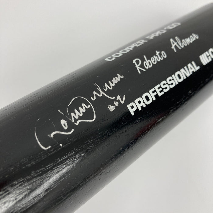 Roberto Alomar Signed Cooper Game Model Baseball Bat JSA COA