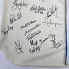Beautiful Hall Of Fame Multi Signed Jackie Robinson Jersey 45+ Signatures JSA