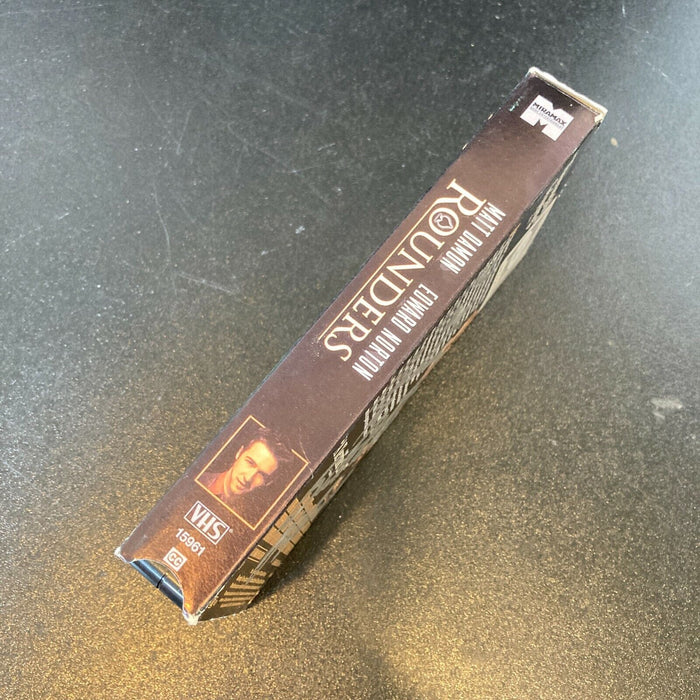 Matt Damon Gretchen Mol Rispoli Richards Rounders Cast Signed VHS Movie JSA