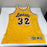 Magic Johnson Signed 1992-93 Los Angeles Lakers Pro Cut Jersey JSA COA & UDA