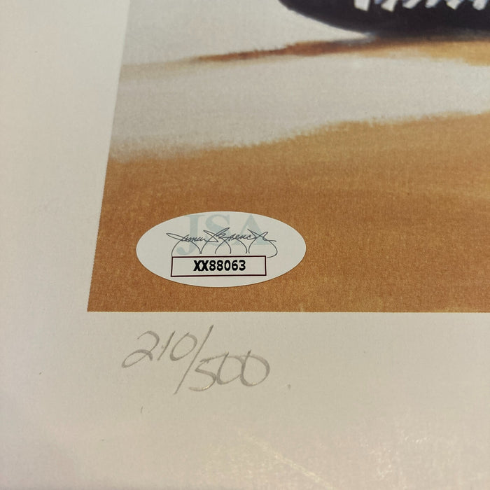 Muhammad Ali  Signed 25x35 Large Lithograph Photo JSA Graded 9 MINT