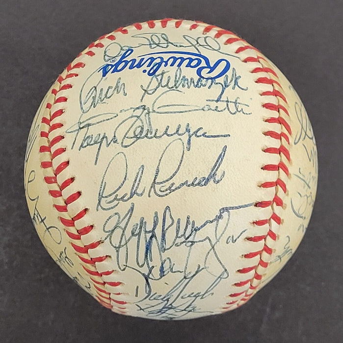 1987 Minnesota Twins World Series Champs Team Signed W.S. Baseball Beckett COA