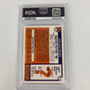 1998 Topps Stars Walter Payton Signed 1976 Rookie RC PSA 9 MINT