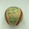 Hall Of Fame Greats Multi Signed Baseball Eddie Mathews Warren Spahn JSA COA