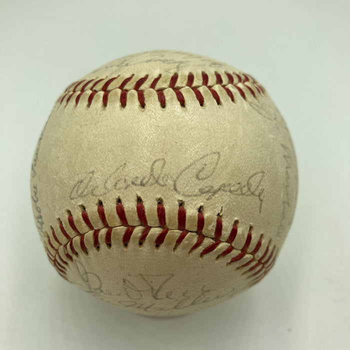 Willie Mays 1960 San Francisco Giants Team Signed National League Baseball