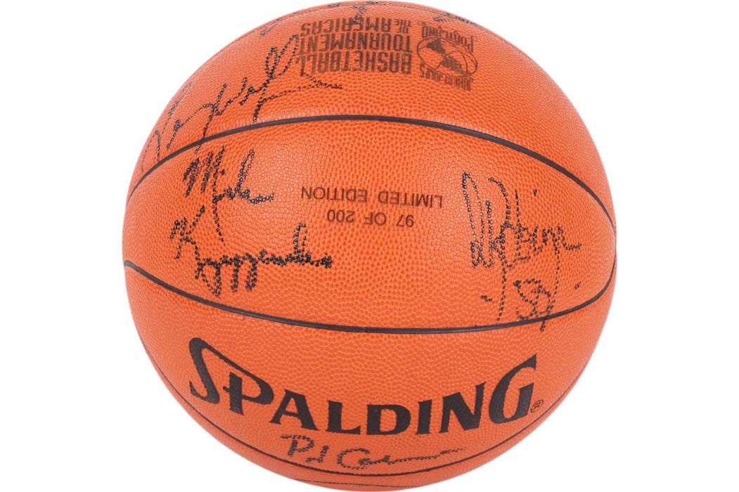 1992 Dream Team Olympics Team USA Signed Basketball Michael Jordan 15 Sigs PSA