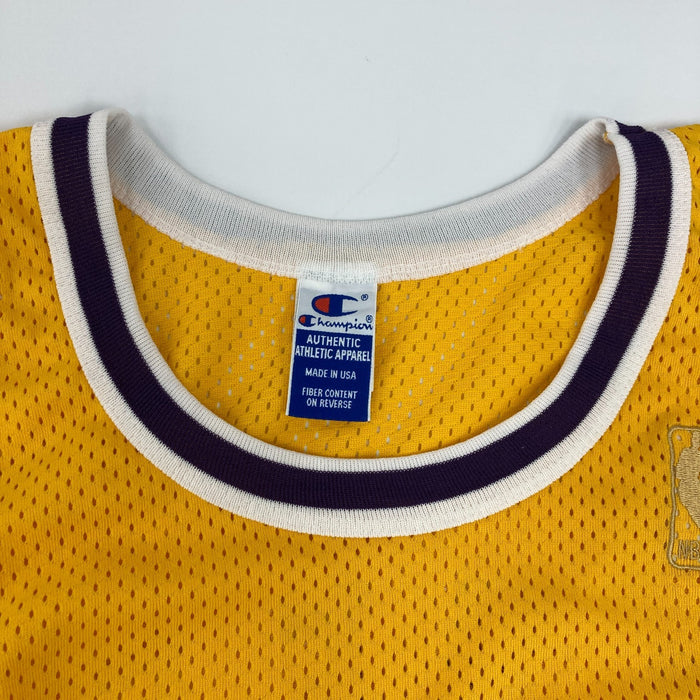 Wilt Chamberlain Signed Authentic Champion Los Angeles Lakers Jersey JSA COA