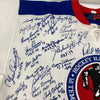 Incredible NHL Hockey Hall Of Fame Multi Signed Jersey 66 Signatures JSA COA