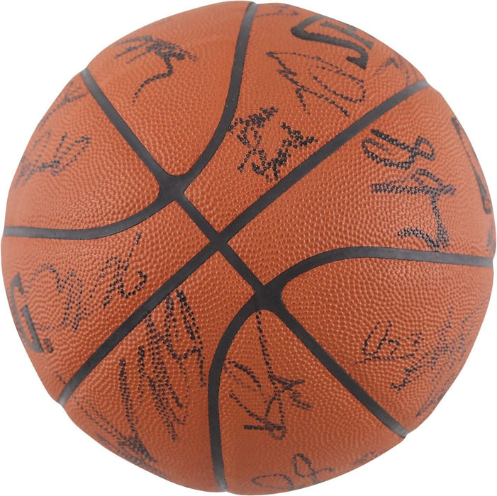 Kobe Bryant & Lebron James Rookie 2004 All Star Game Signed Basketball PSA DNA