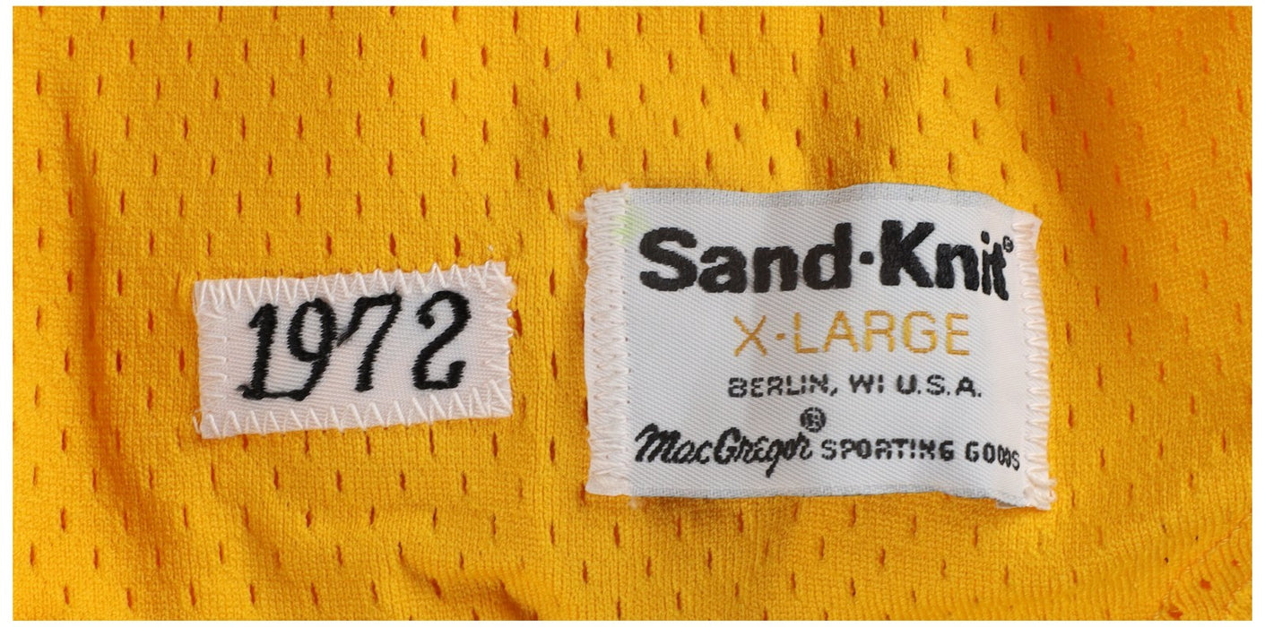 Wilt Chamberlain Signed Los Angeles Lakers 1970's Sand Knit Jersey Beckett COA
