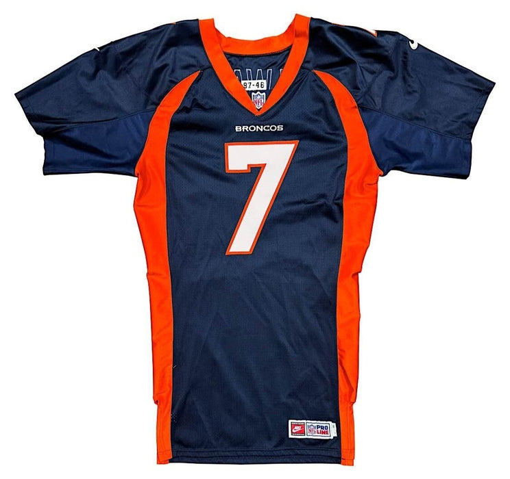 John Elway Signed 1997 Denver Broncos Nike Pro Cut Game Jersey JSA COA