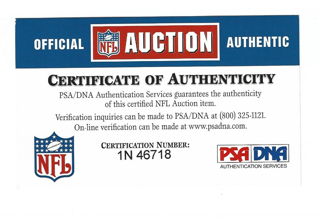 Mick Jagger Rolling Stones Band Signed Football Super Bowl XL Halftime Show PSA