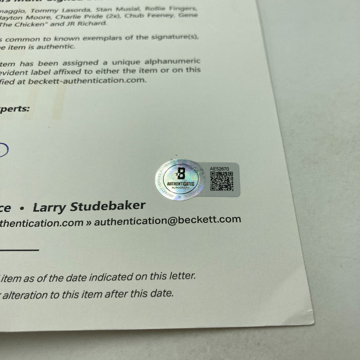 Mickey Mantle Joe DiMaggio Hall Of Fame Multi Signed Baseball Beckett COA