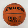 Magic Johnson Kareem Abdul-Jabbar Lakers HOF Legends Signed  Basketball PSA DNA