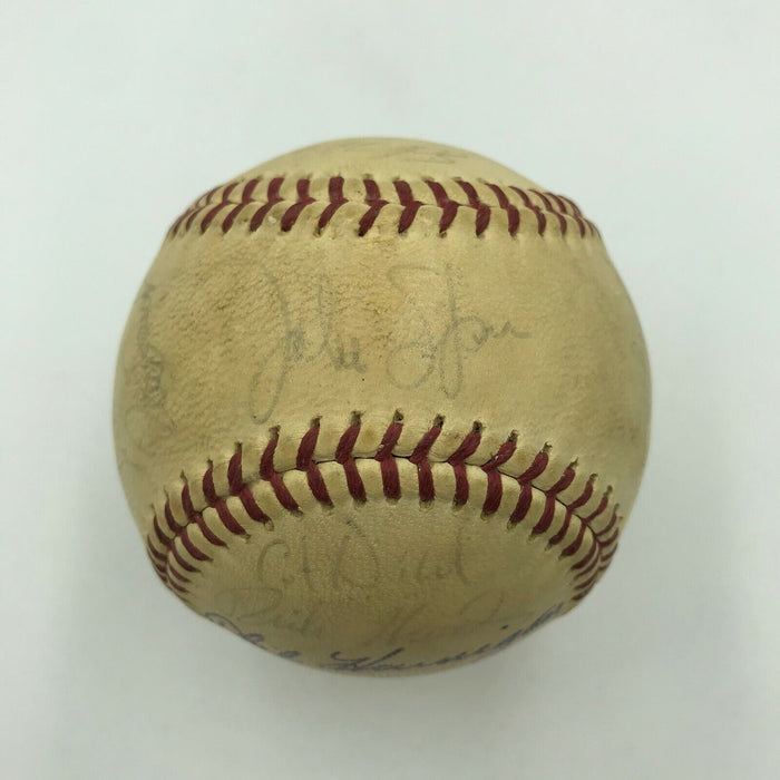 1960's Cleveland Indians Team Signed Official League Baseball