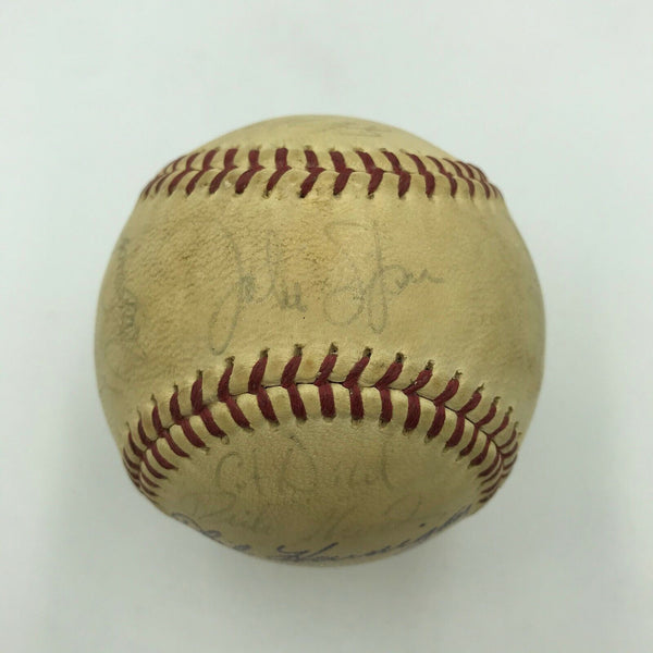 1960's Cleveland Indians Team Signed Official League Baseball