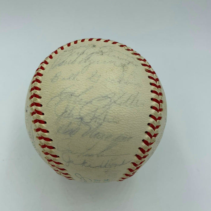 Rare 1967 Detroit Tigers Team Signed American League Baseball 34 Sigs JSA COA
